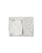 Blue Floral Bamboo Swaddle