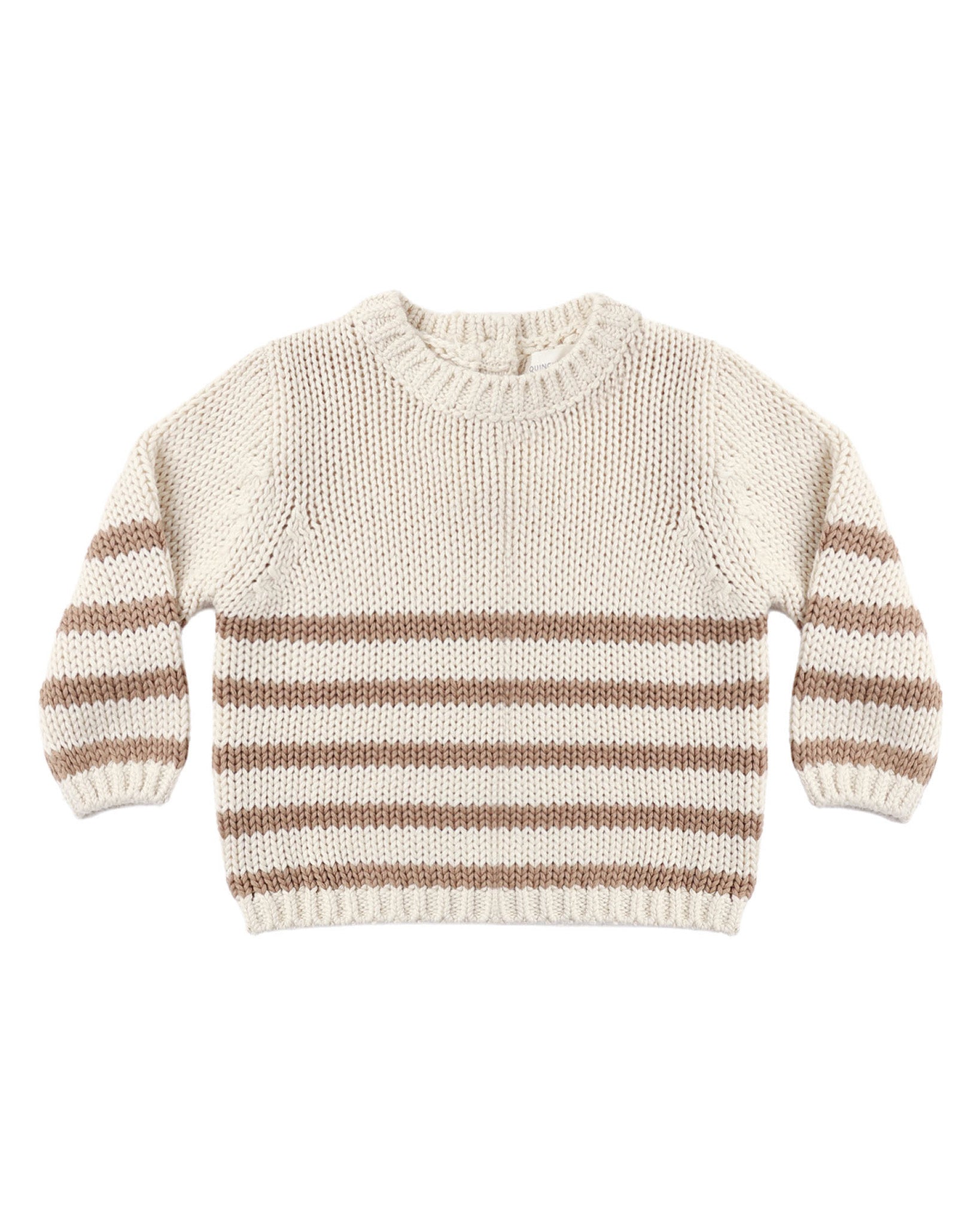 Almond Stripe Rex Sweater