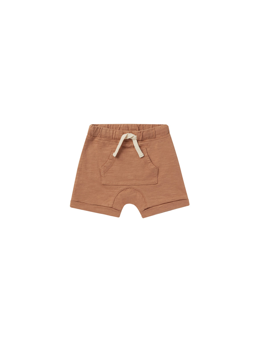 Clay Front Pouch Short