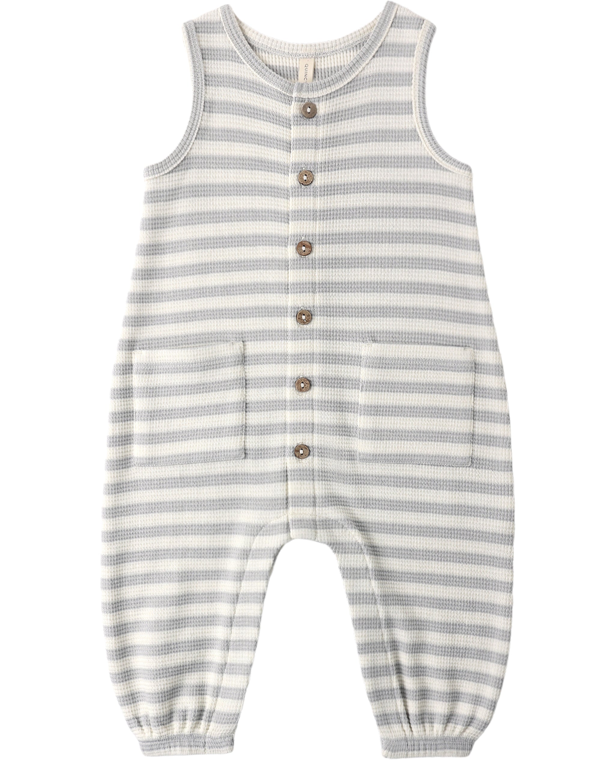 Sky Stripe Waffle Jumpsuit