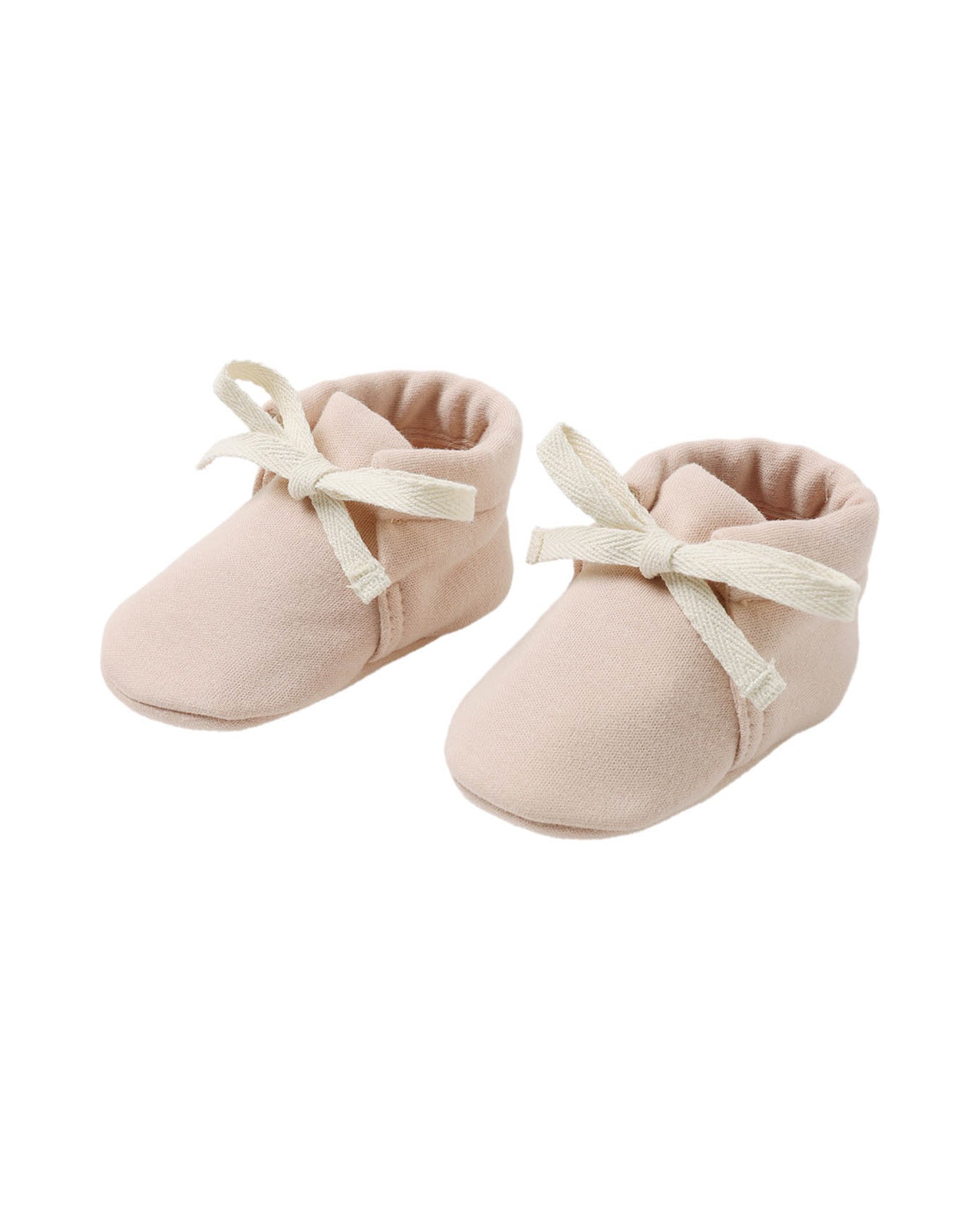 Dusty Rose Baby Booties