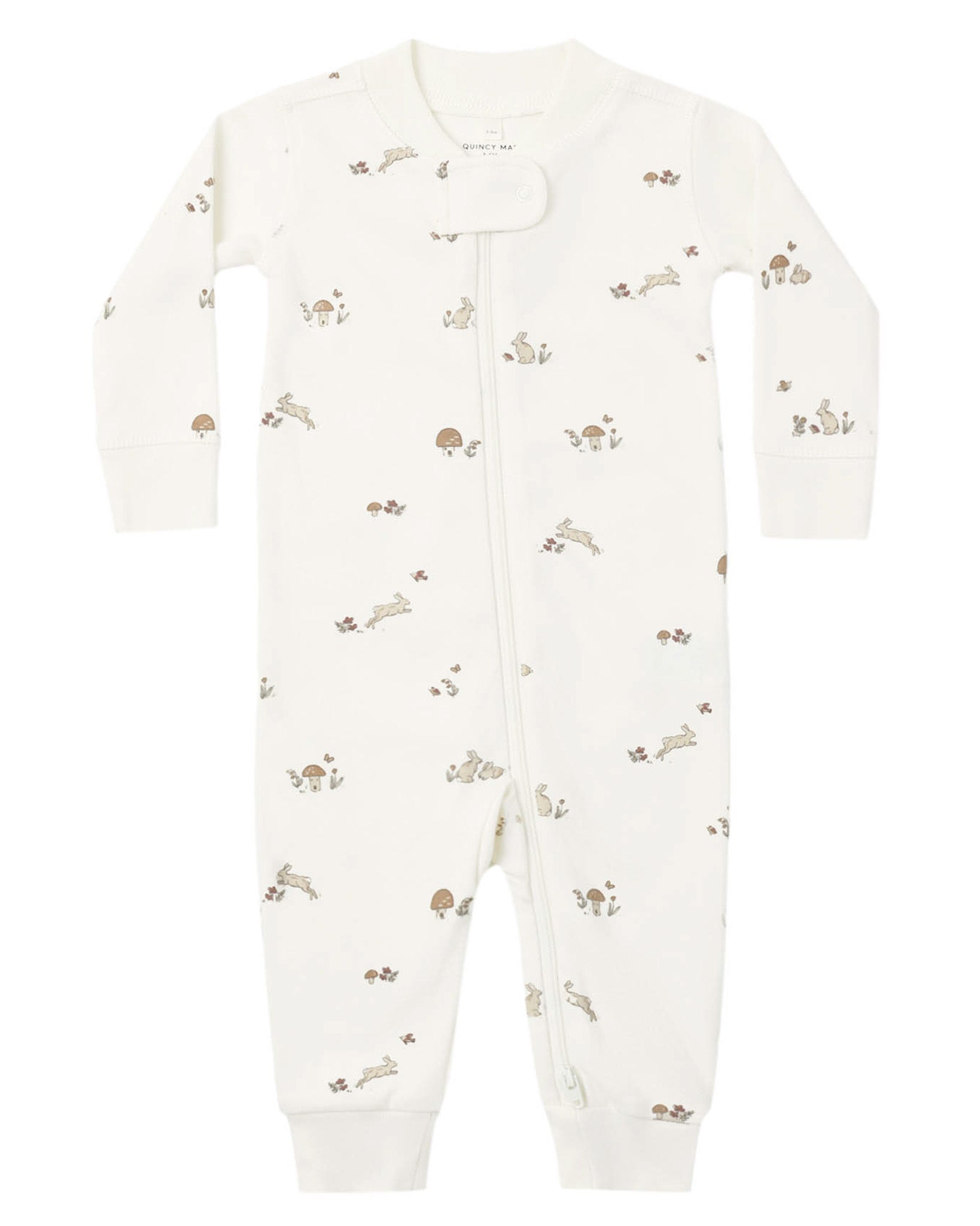 Bunnies Long Sleeve Zipper Sleeper