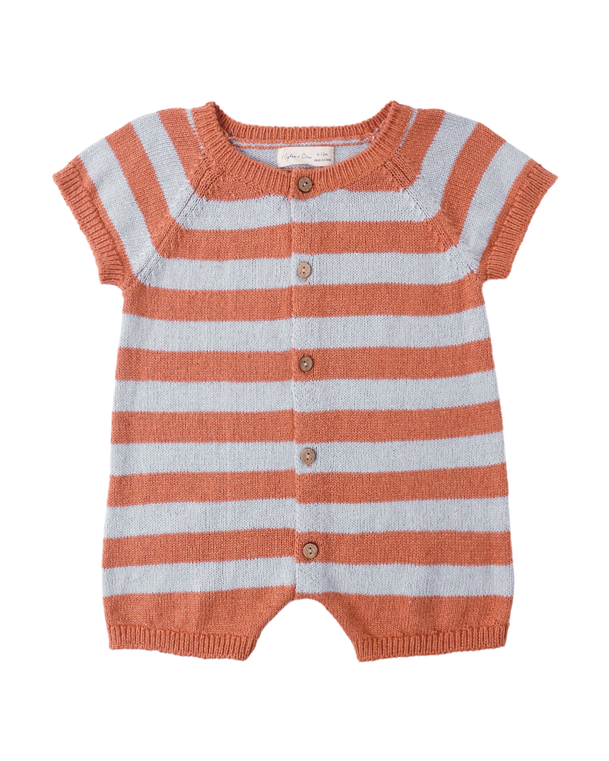 Americana Stripe Liam Knit Romper