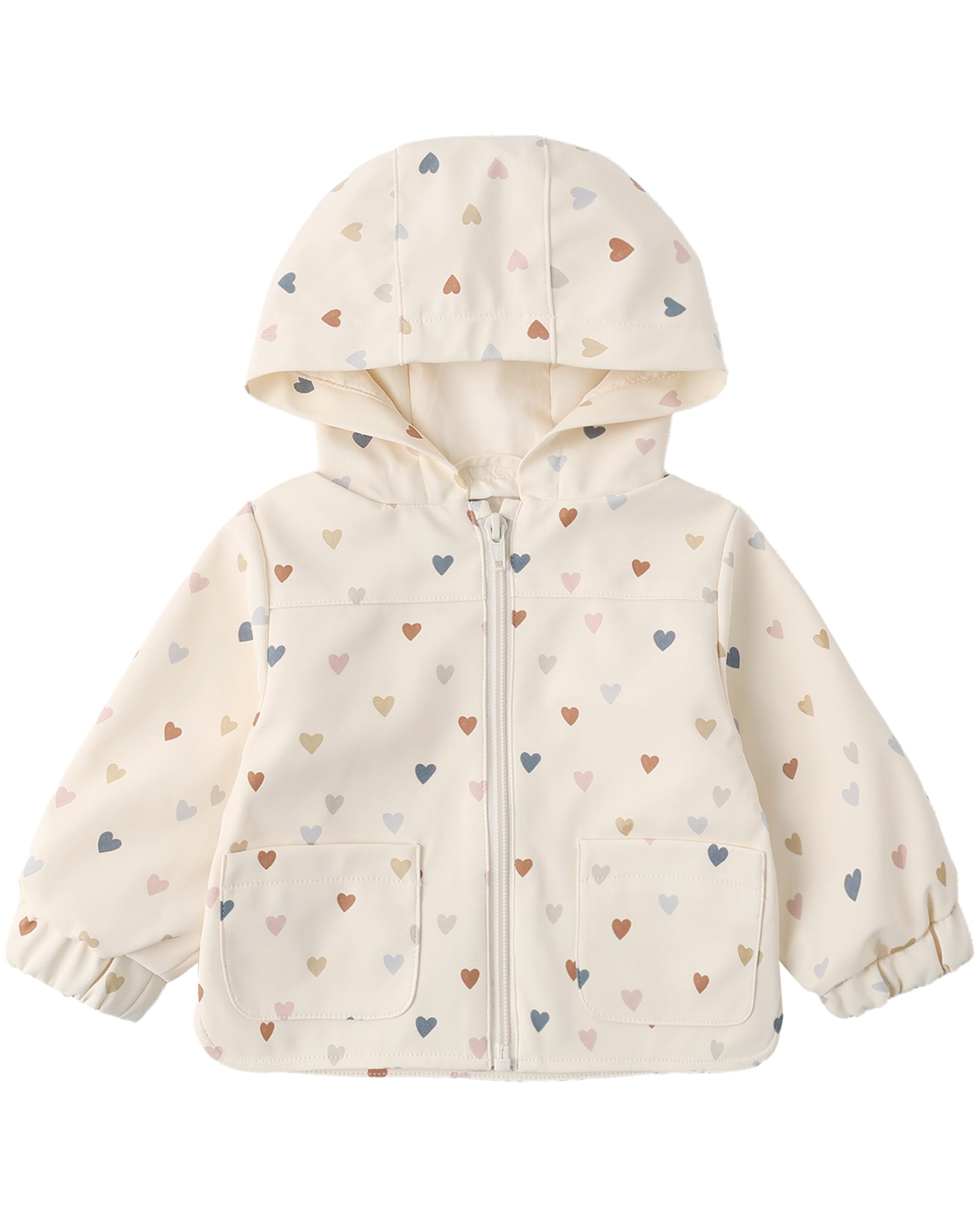 Confetti Heart Rain Coat