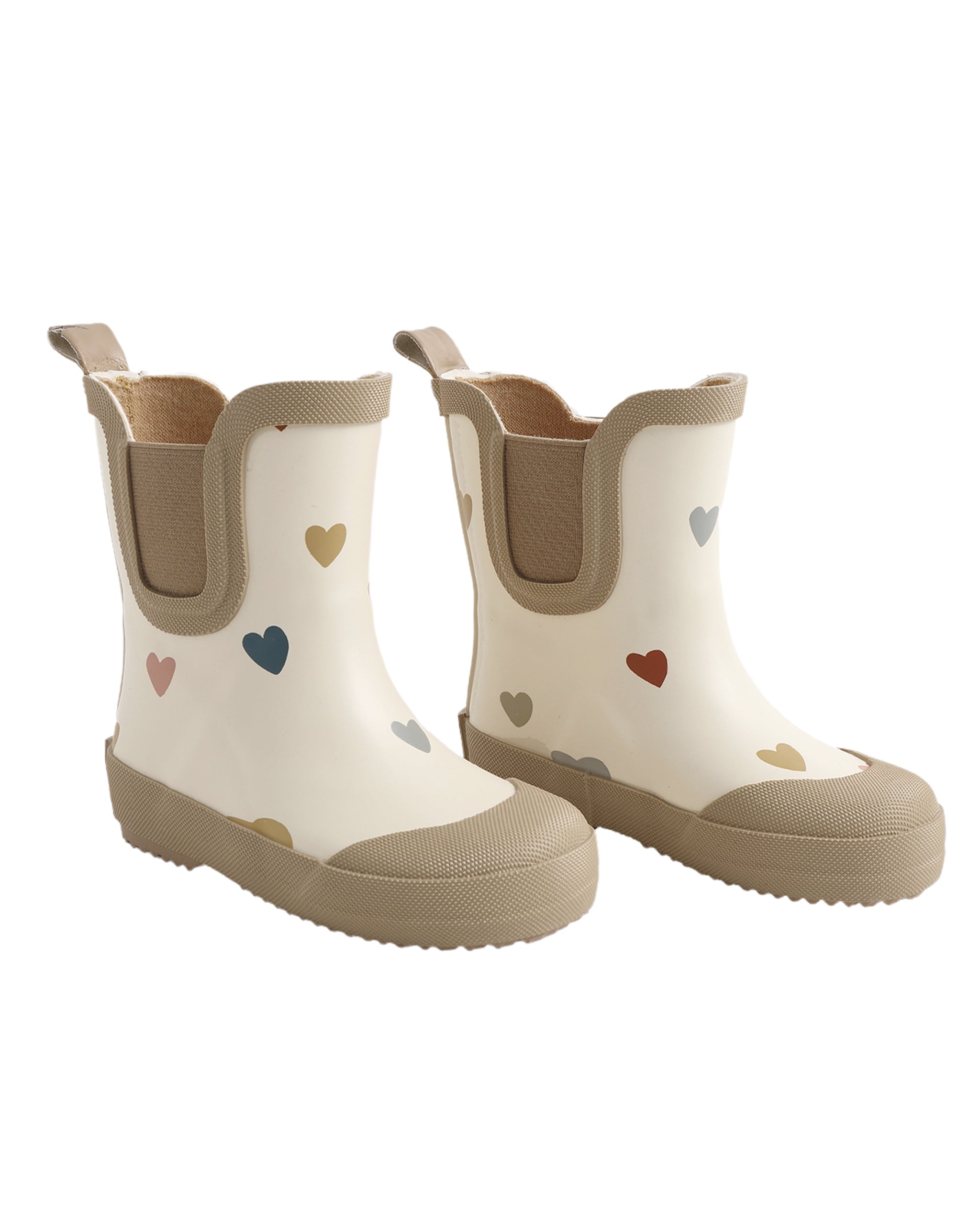 Confetti Hearts Rain Boots