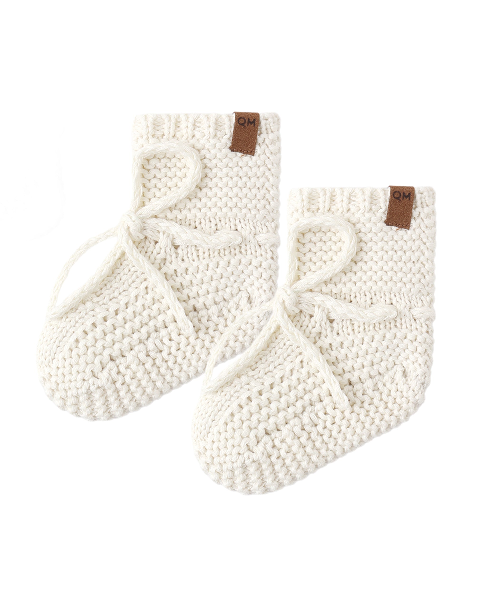 Natural Knit Booties
