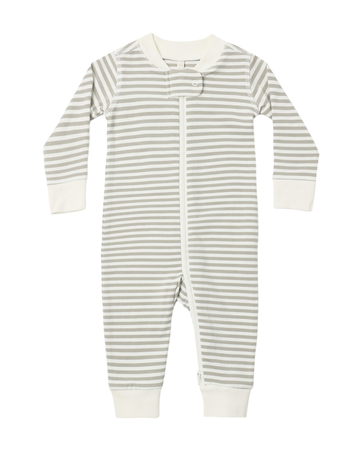 Laurel Stripe Long Sleeve Zipper Sleeper