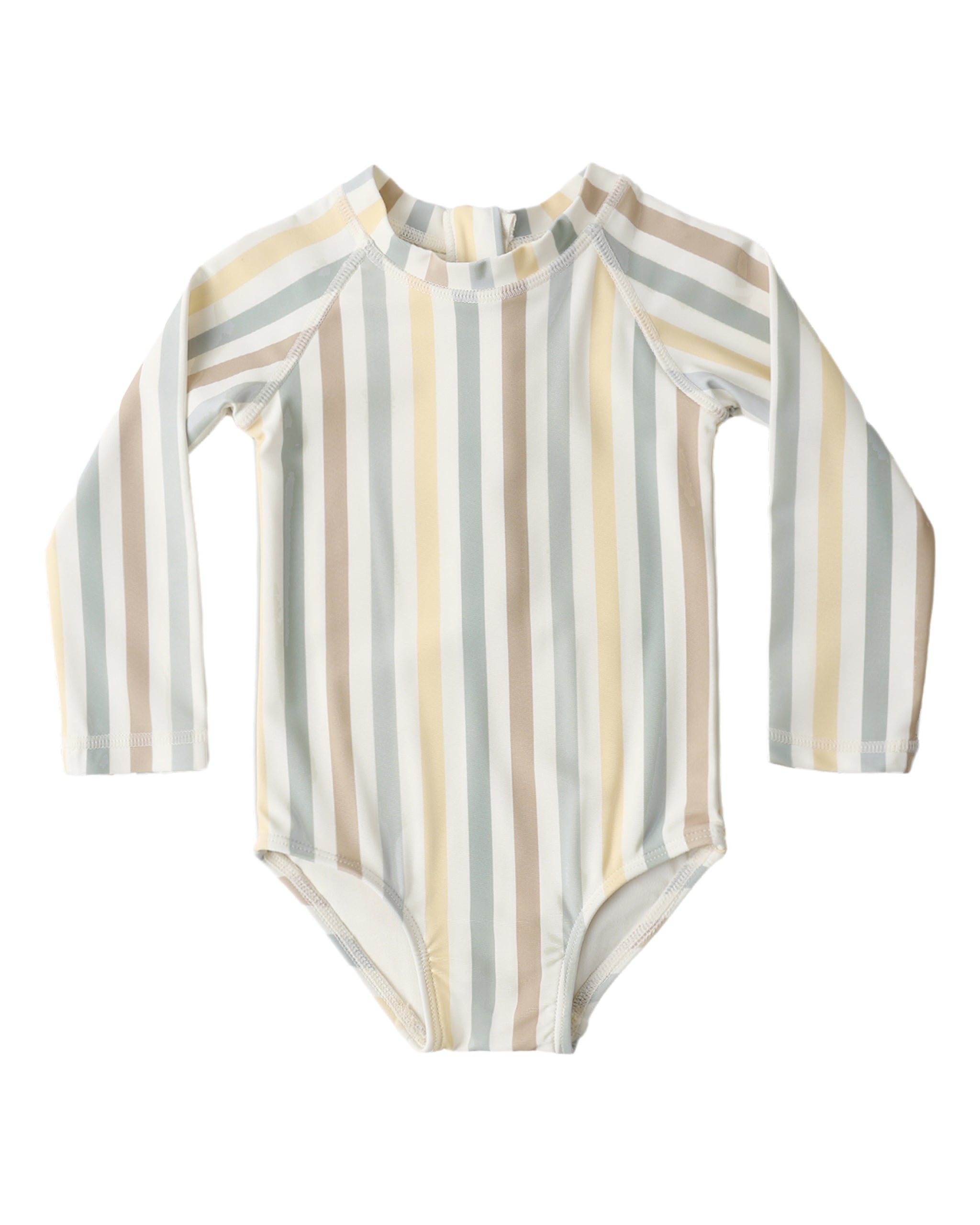 Valencia Stripe Rashguard One Piece