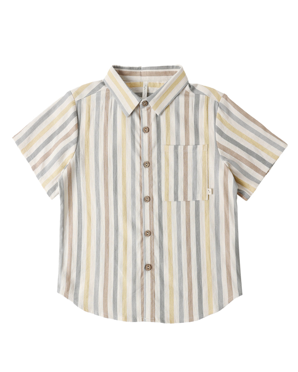 Valencia Stripe Short Sleeve Collared Shirt
