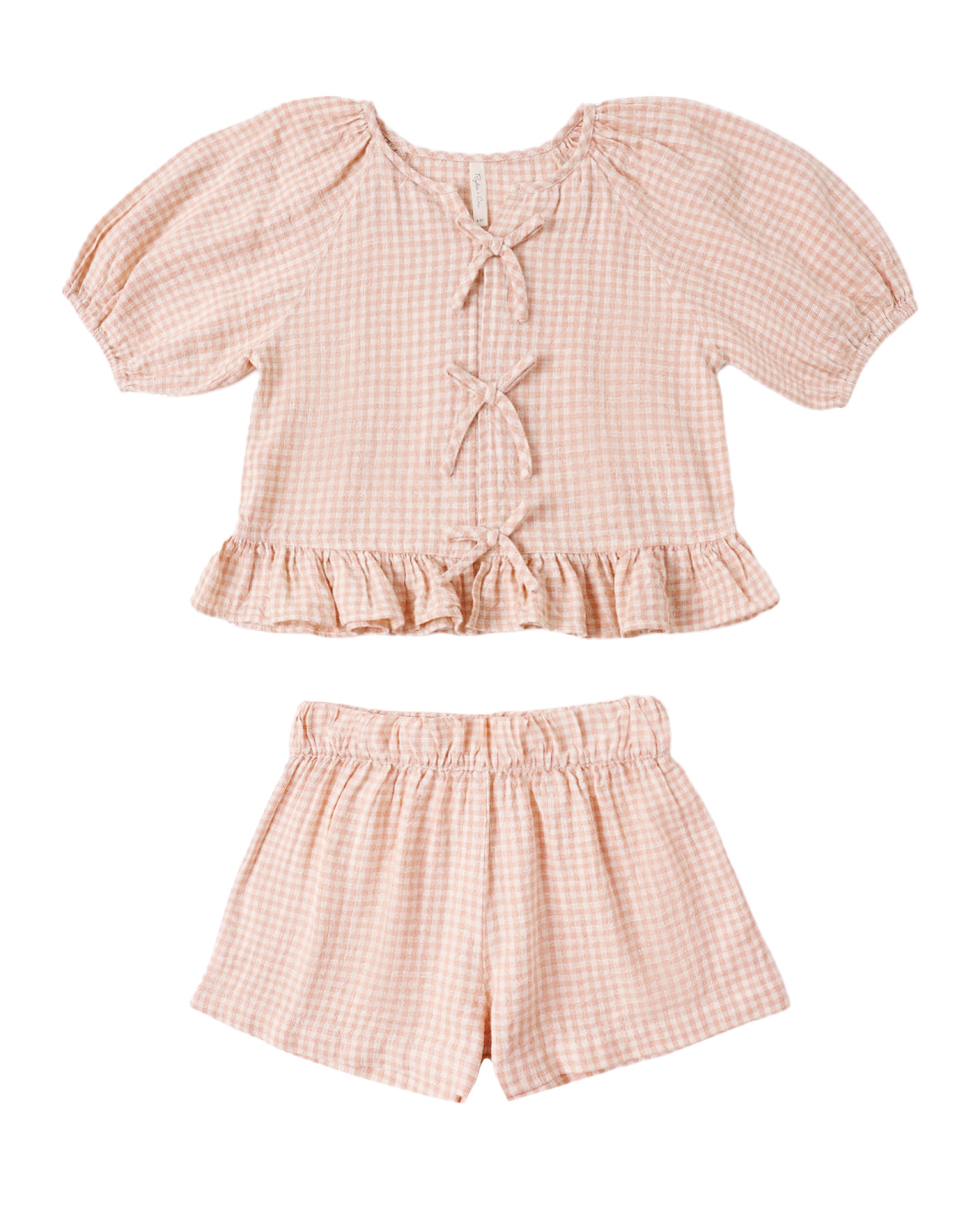 Petal Gingham Juniper Set