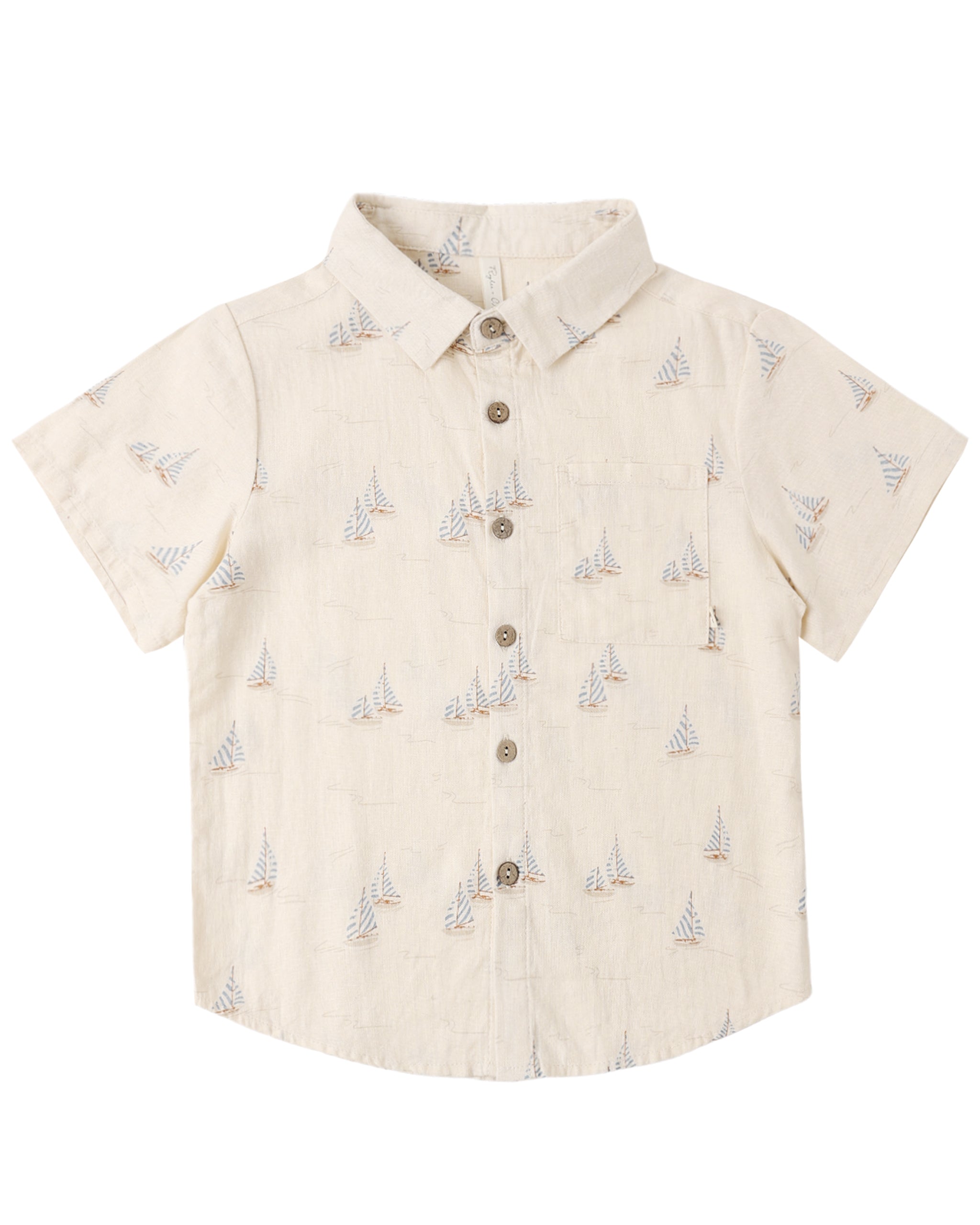 Sail Short Sleeve Collared Shirt