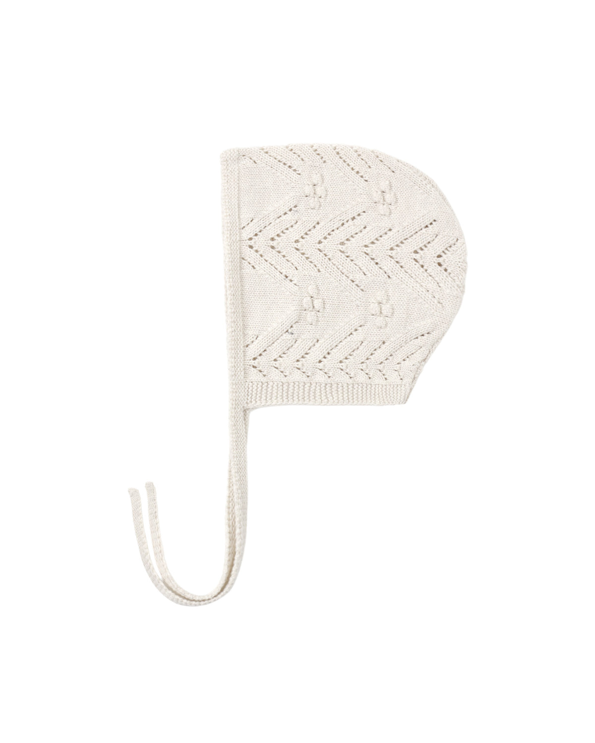 Heathered Oatmeal Knit Bonnet