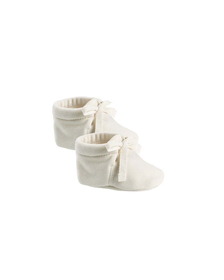 Ivory Baby Booties