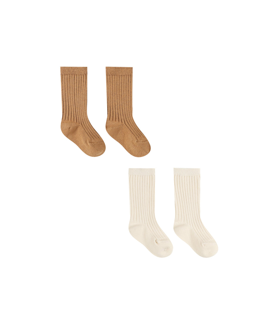 Natural & Golden Sock Set