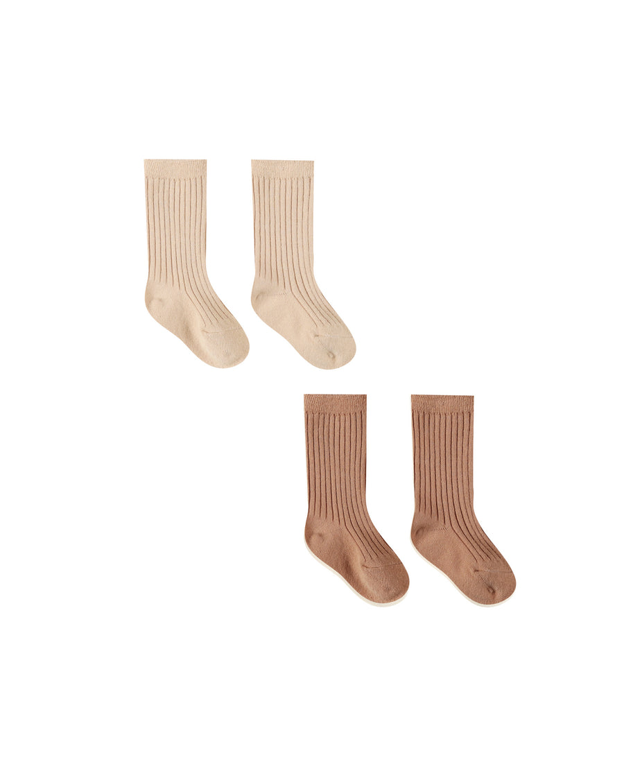 Shell & Rose Sock Set