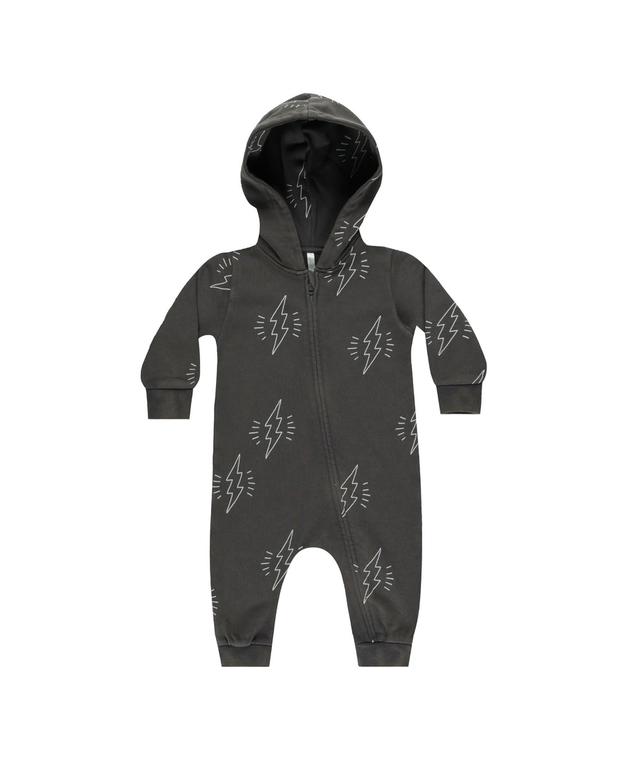 Bolts Hooded Jumpsuit