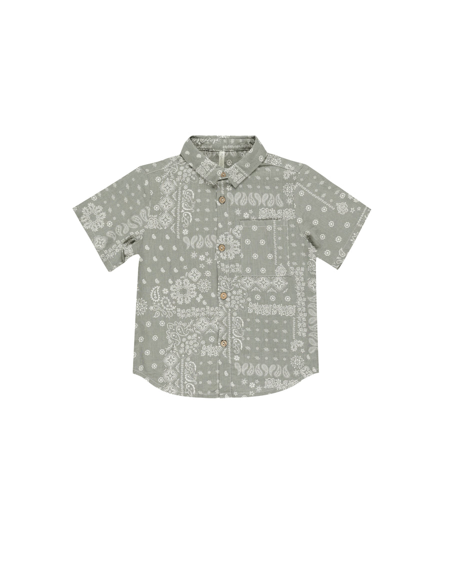 Laurel Bandana Collared Shirt