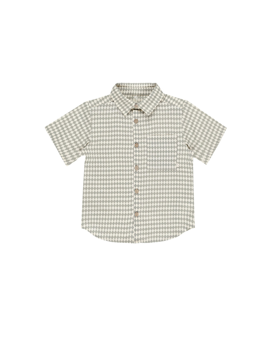 Laurel Diamond Collared Shirt