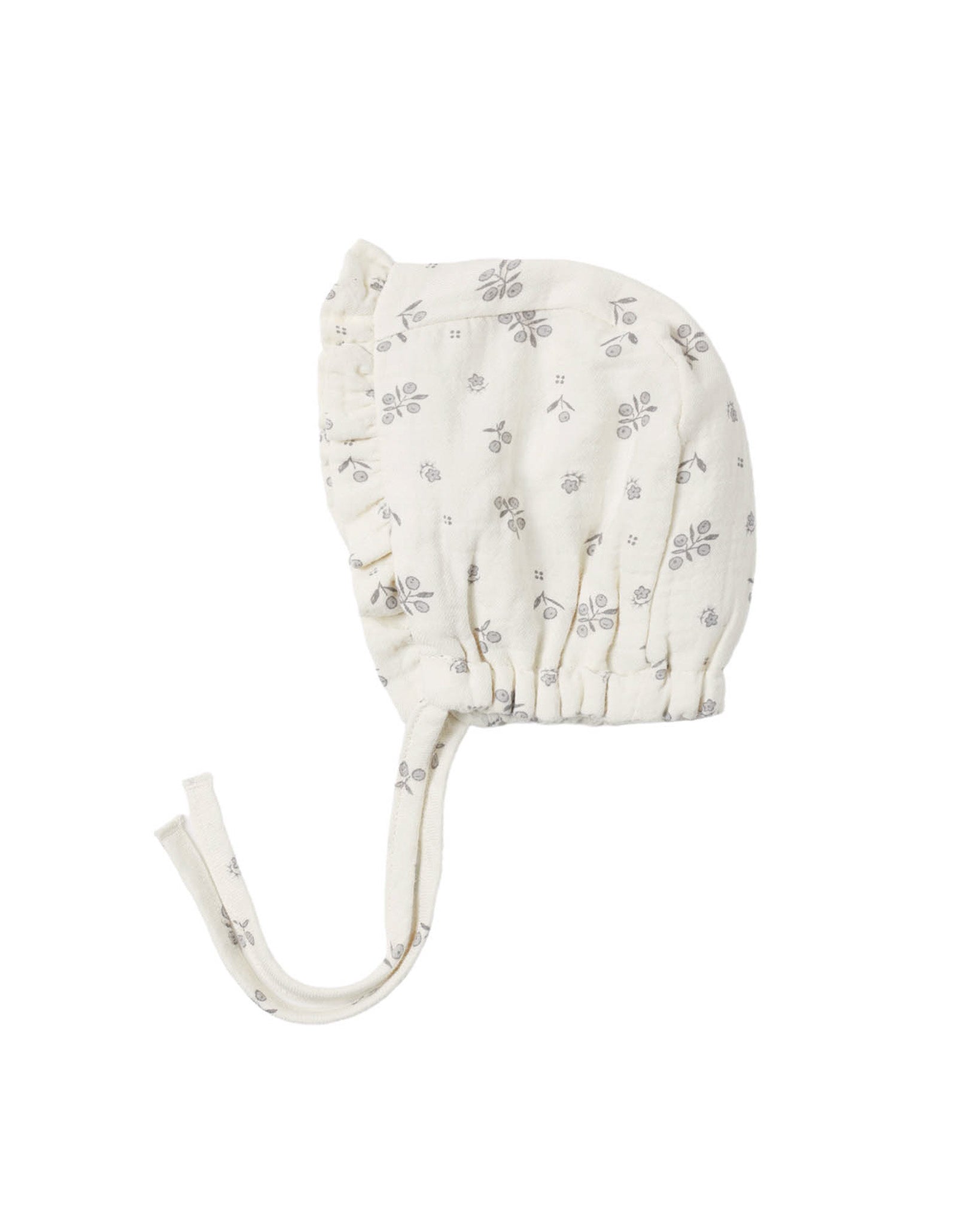 Winter Berry Woven Ruffle Bonnet