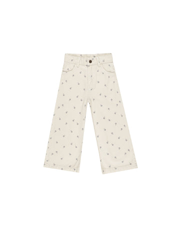 Blue Daisy Straight Leg Pant