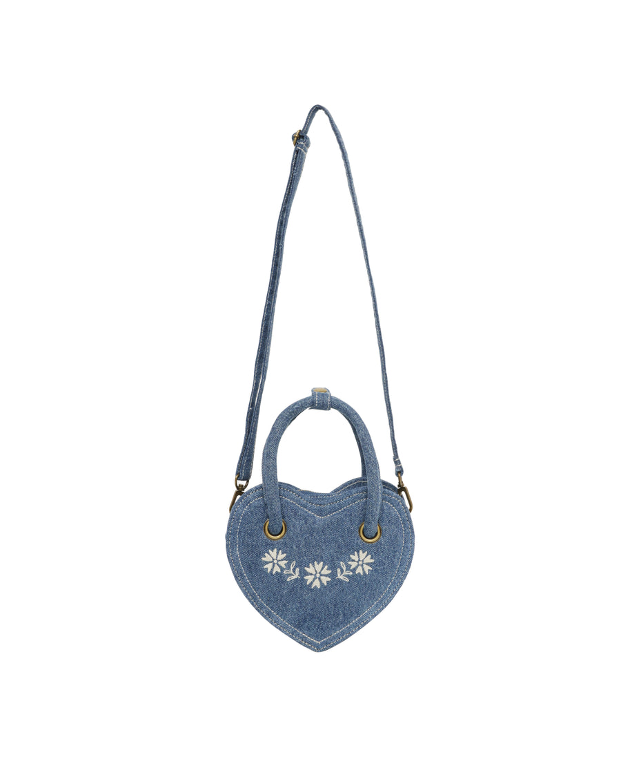 Indigo Heart Purse