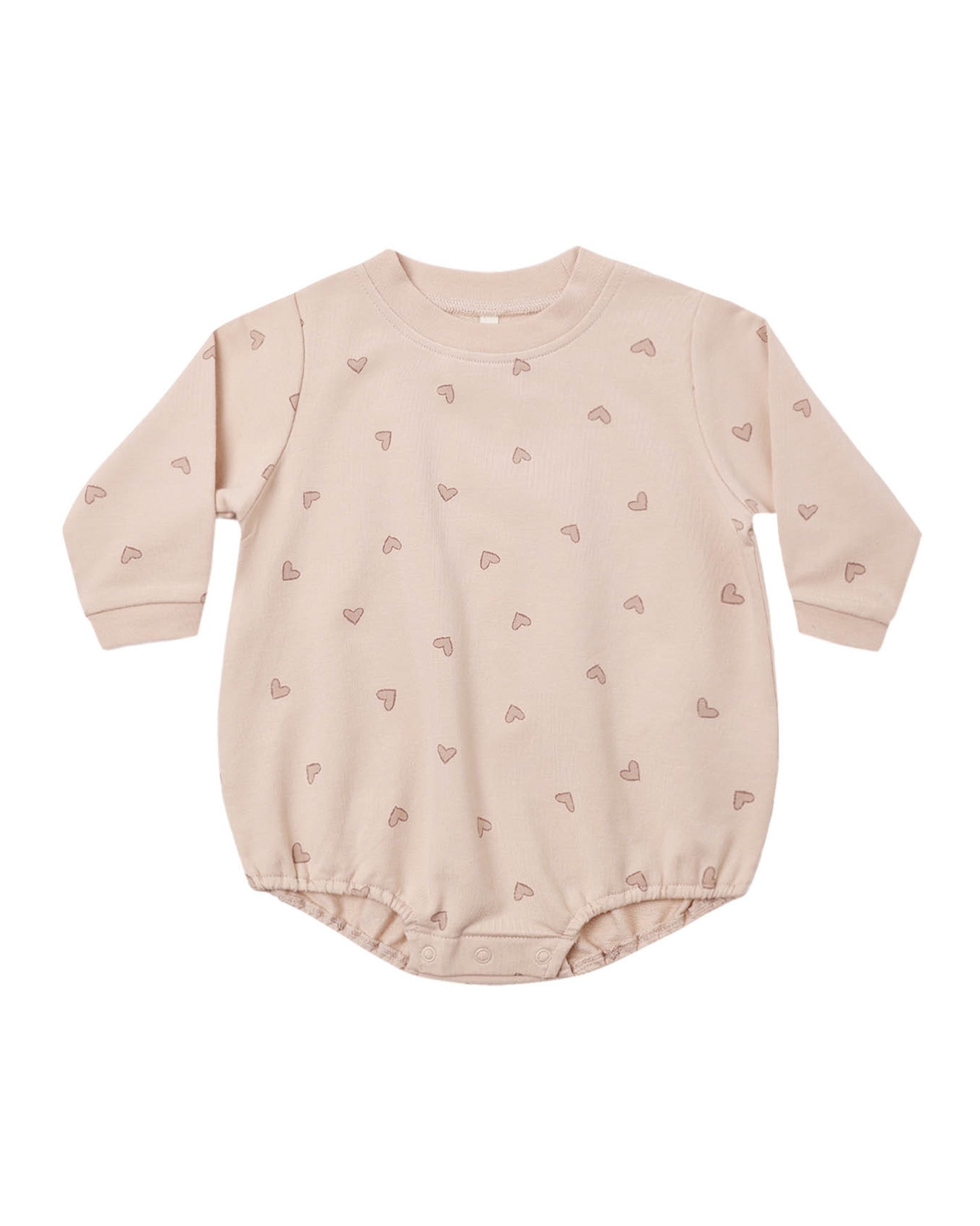 Hearts Crewneck Bubble Romper