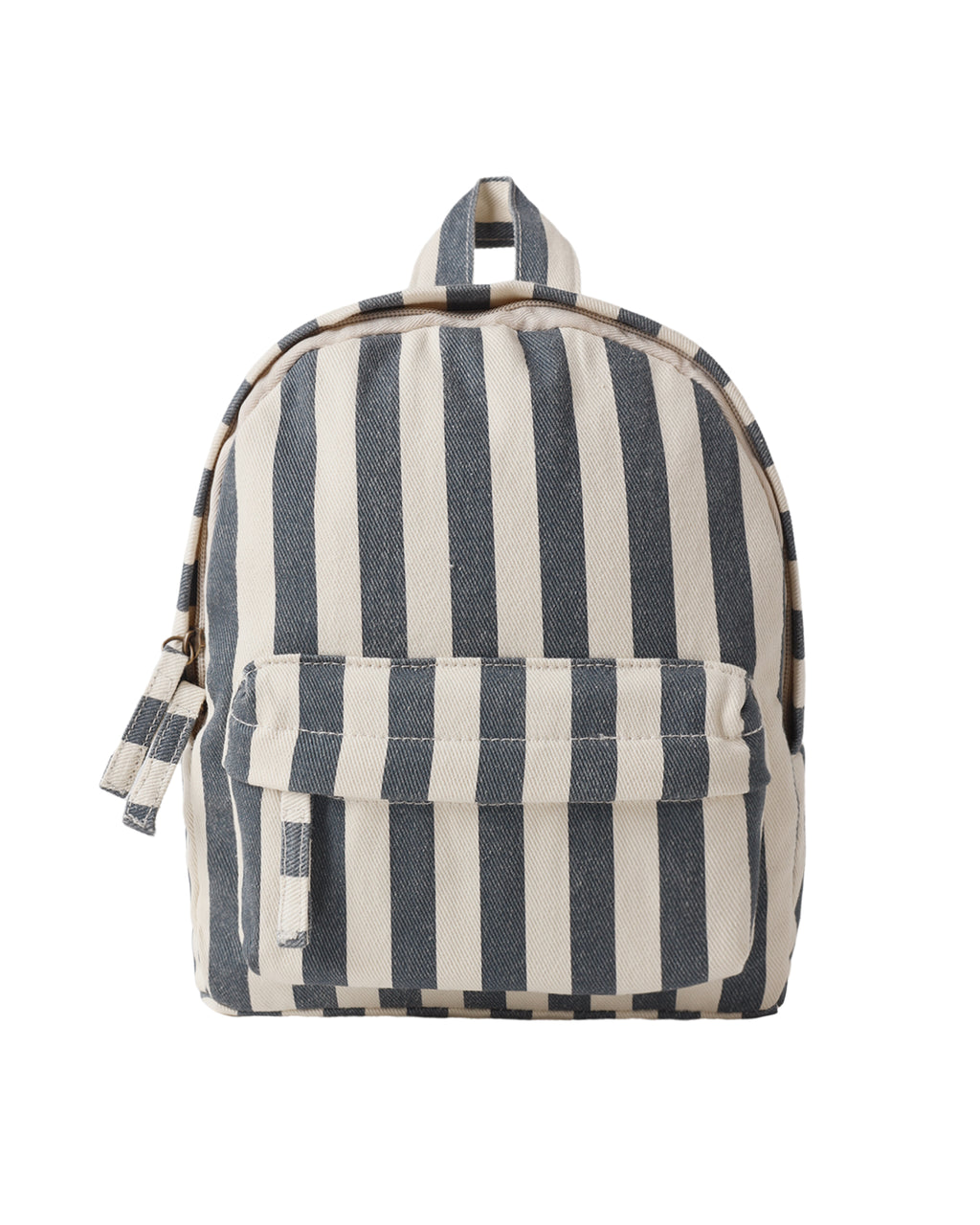 Navy Stripe Mini Backpack