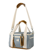 Navy Stripe Cooler Bag