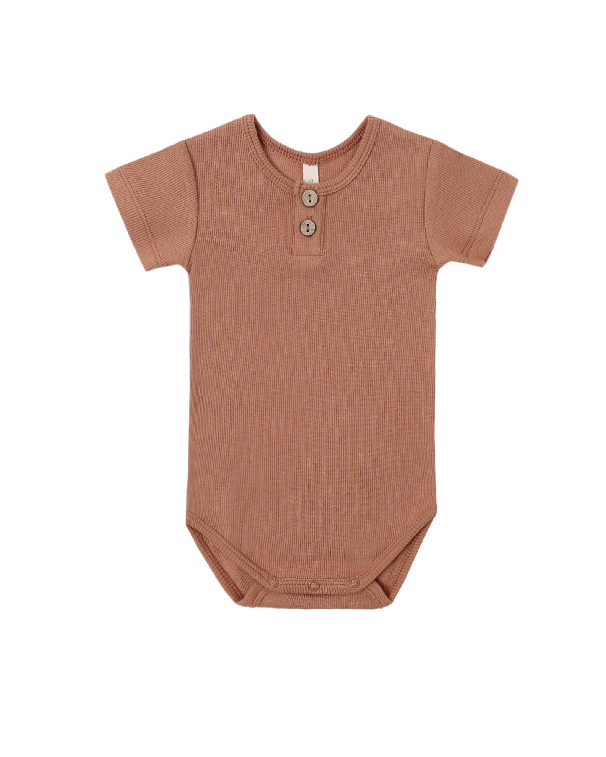 Poppy Ribbed Henley Bodysuit
