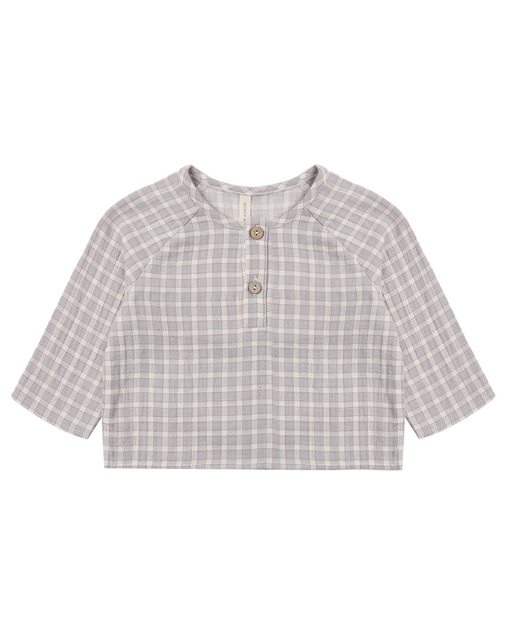 Blue Gingham Zion Shirt
