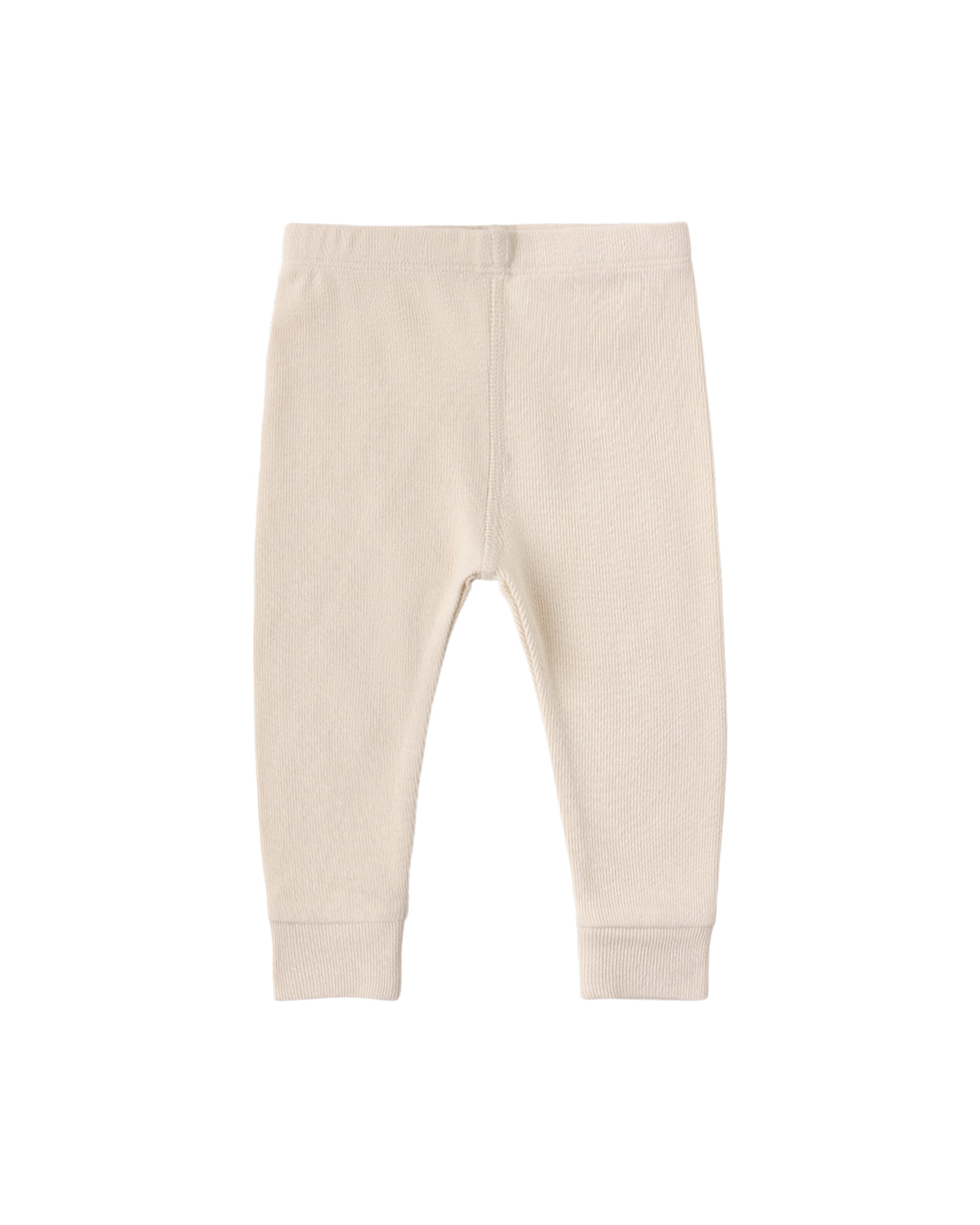 Ecru Ribbed Legging