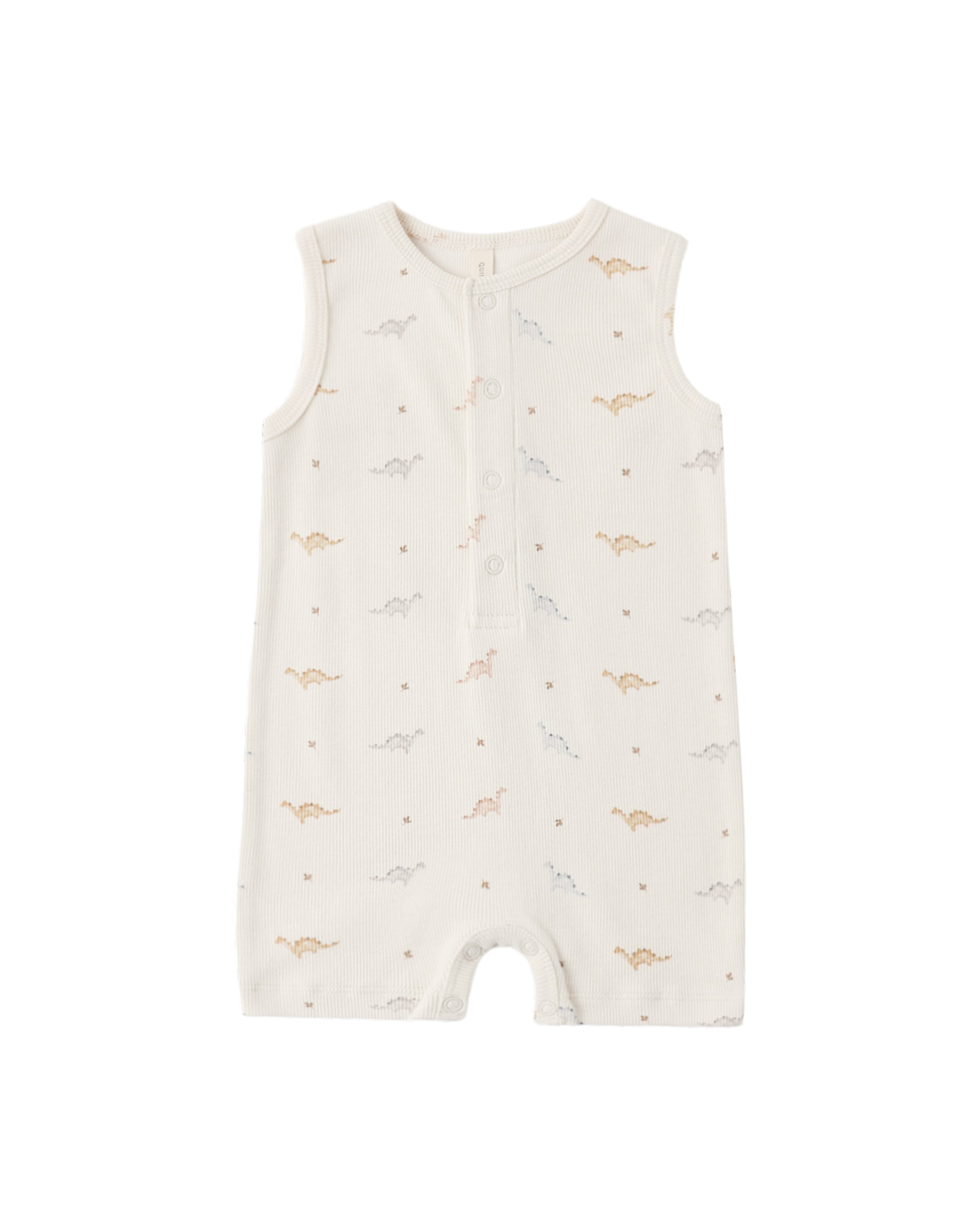 Dinos Ribbed Henley Romper