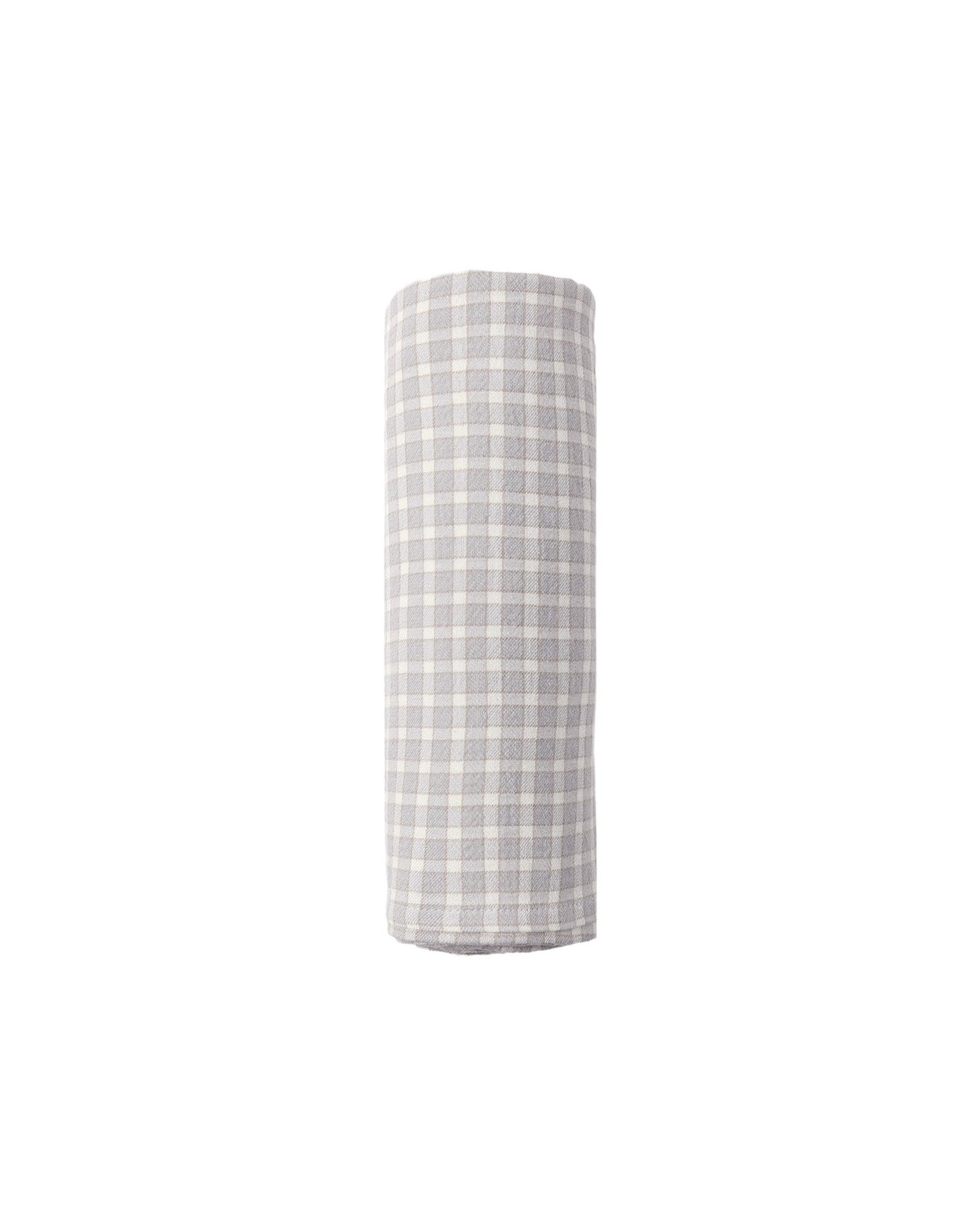 Blue Gingham Woven Swaddle