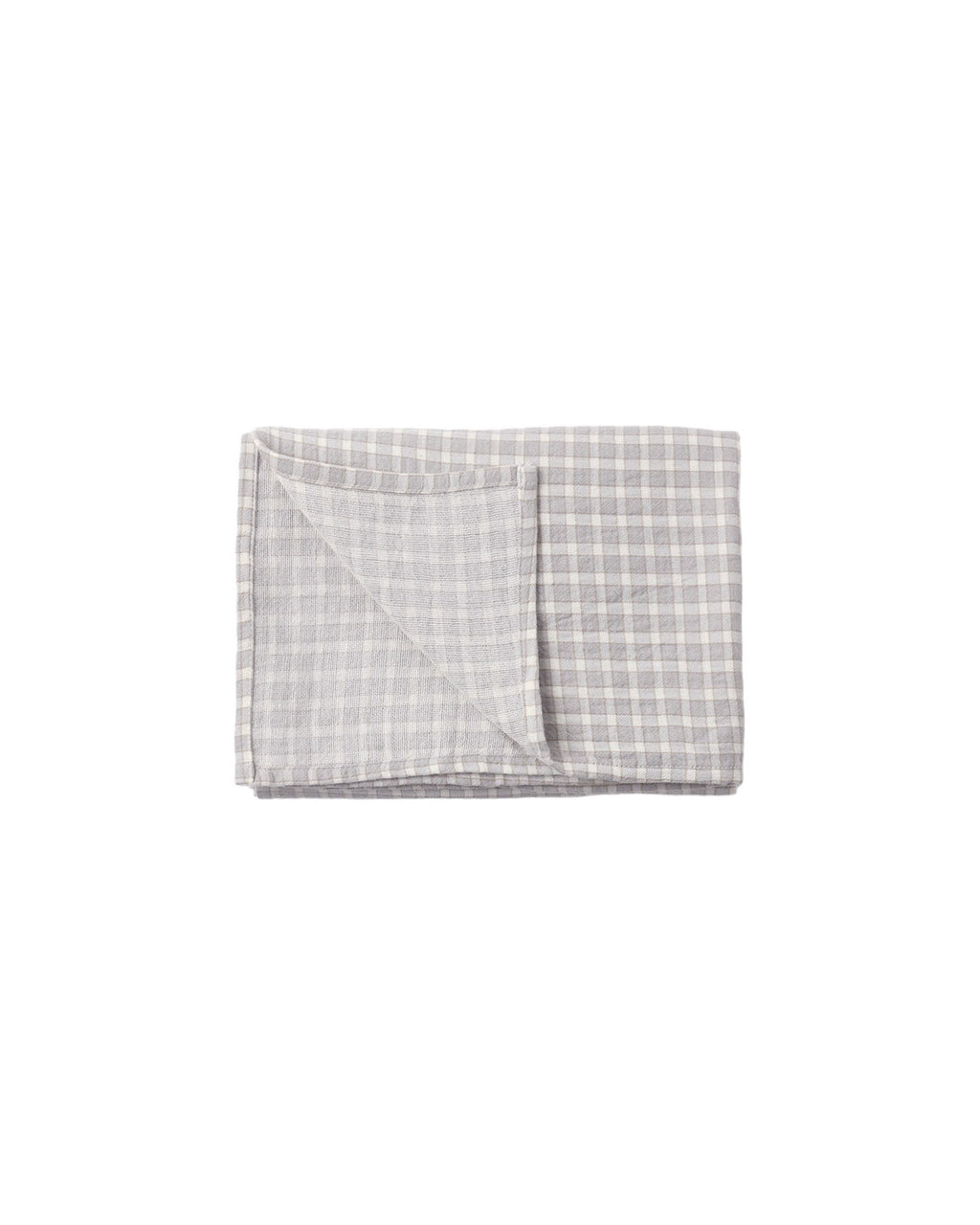 Blue Gingham Woven Swaddle