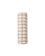 Rustic Plaid Woven Swaddle