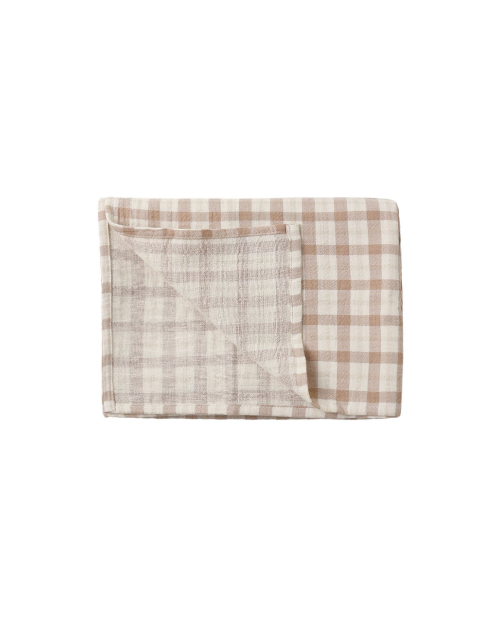 Rustic Plaid Woven Swaddle