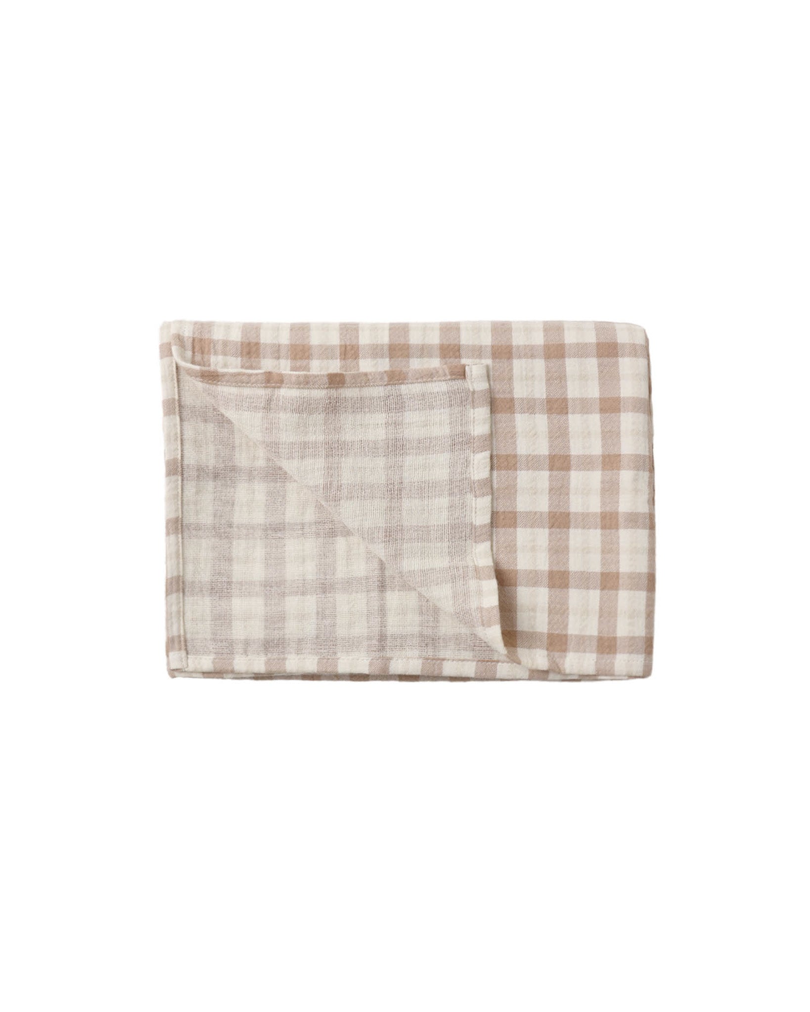 Rustic Plaid Woven Swaddle