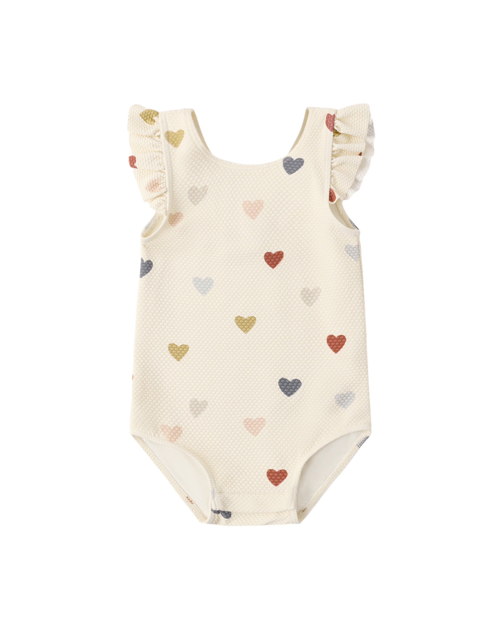Confetti Hearts Scoop Back One Piece