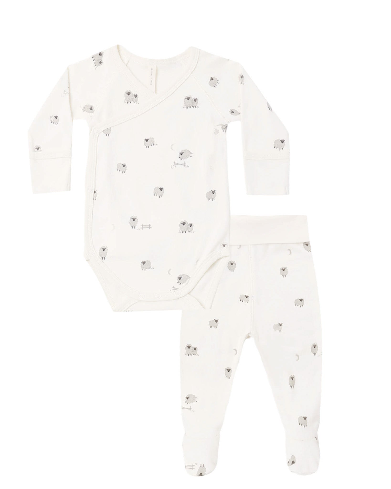 Sheep Side Snap Bodysuit & Pant Set