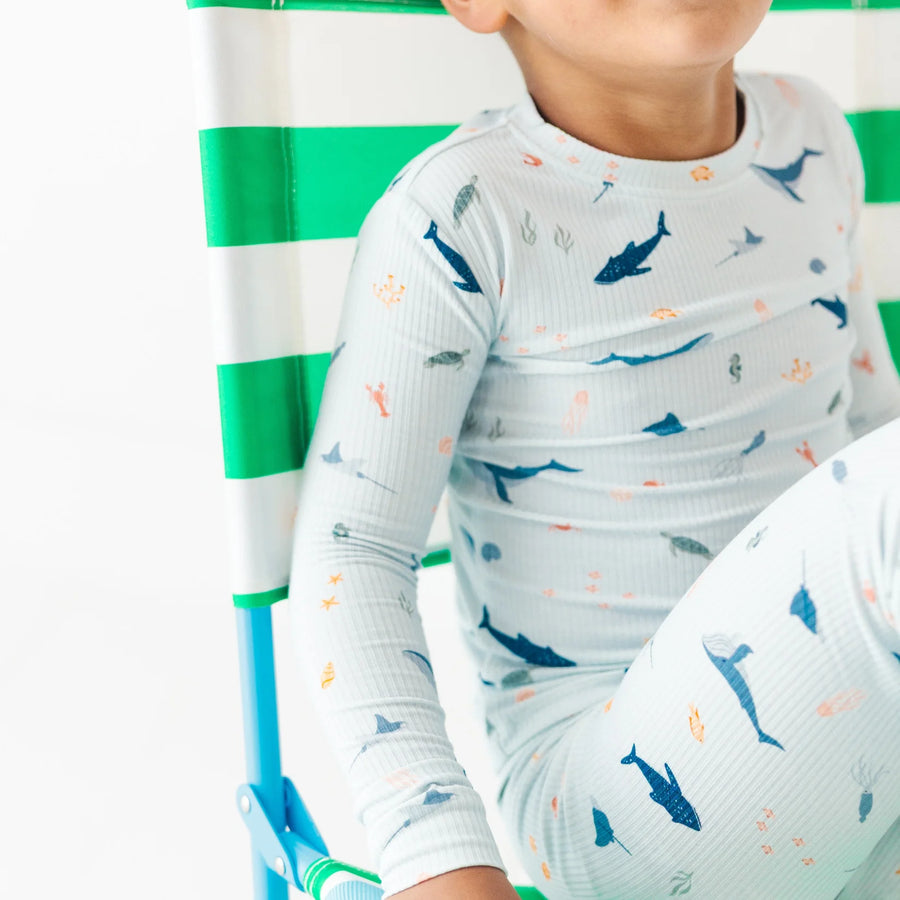 Under the Sea Ribbed Two-Piece Set