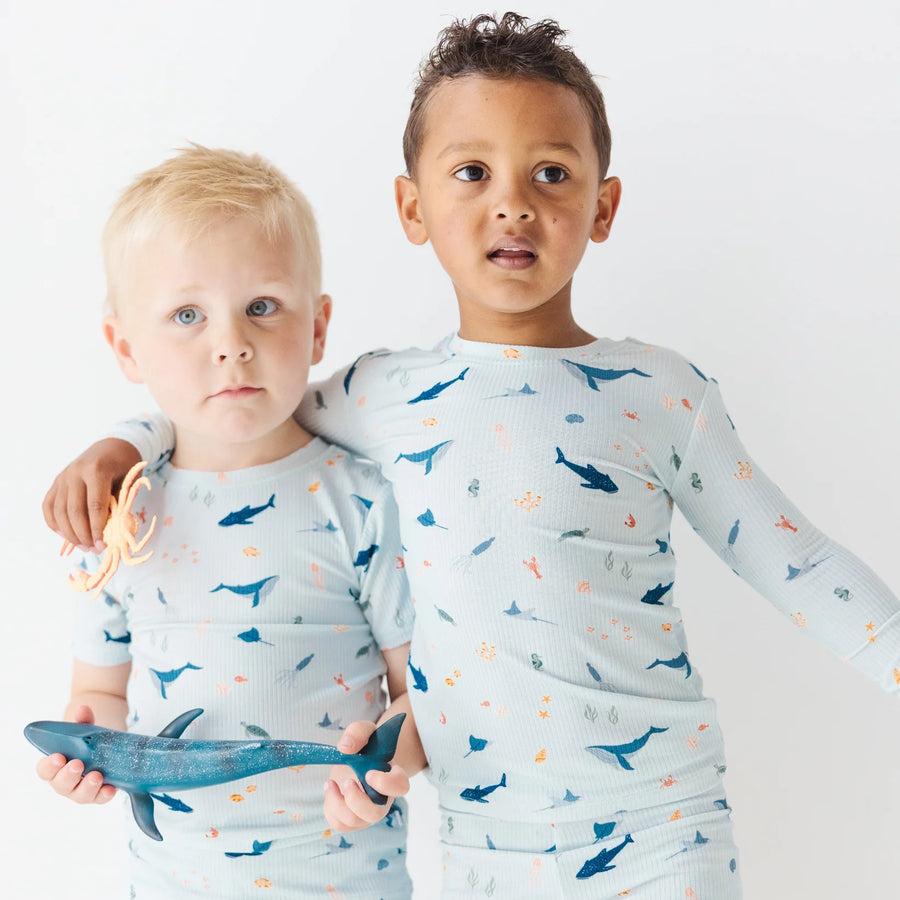 Under the Sea Ribbed Two-Piece Set