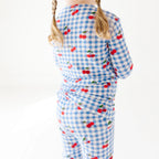 Vintage Cherries Ribbed Two-Piece Set