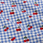 Vintage Cherries Ribbed Two-Piece Set