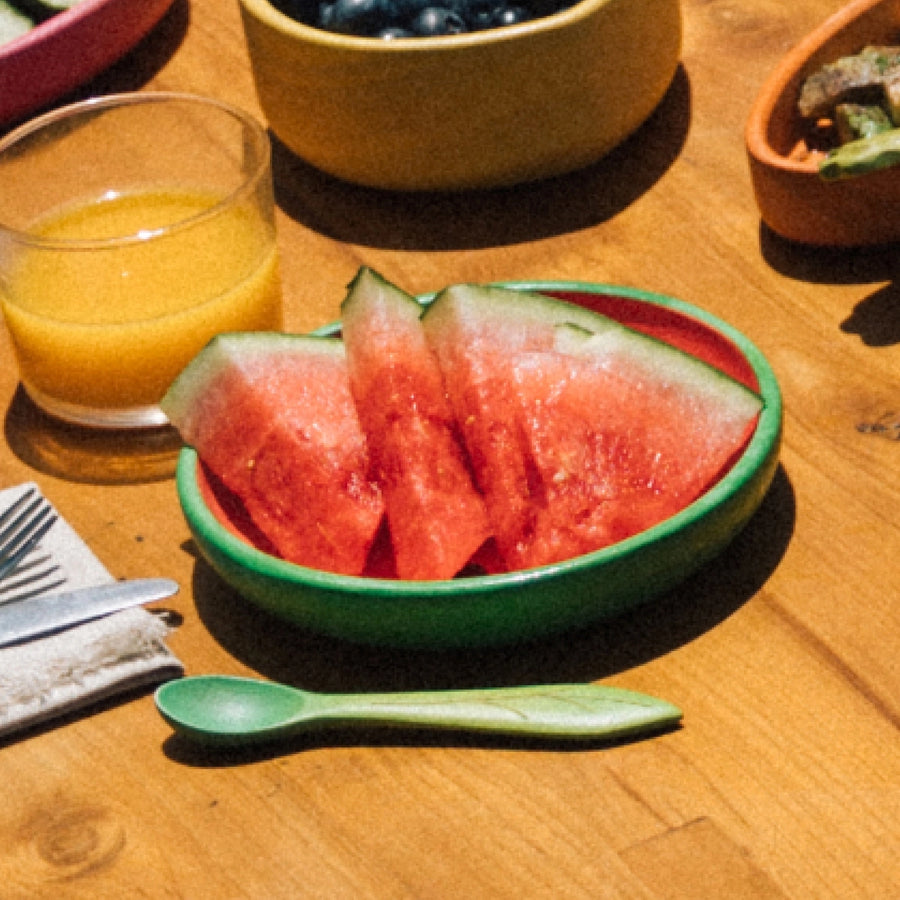 Wally the Watermelon Plate & Spoon Set