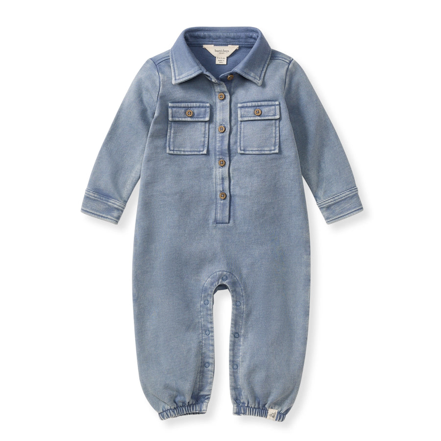 Organic Acid Wash Infant Jumpsuit