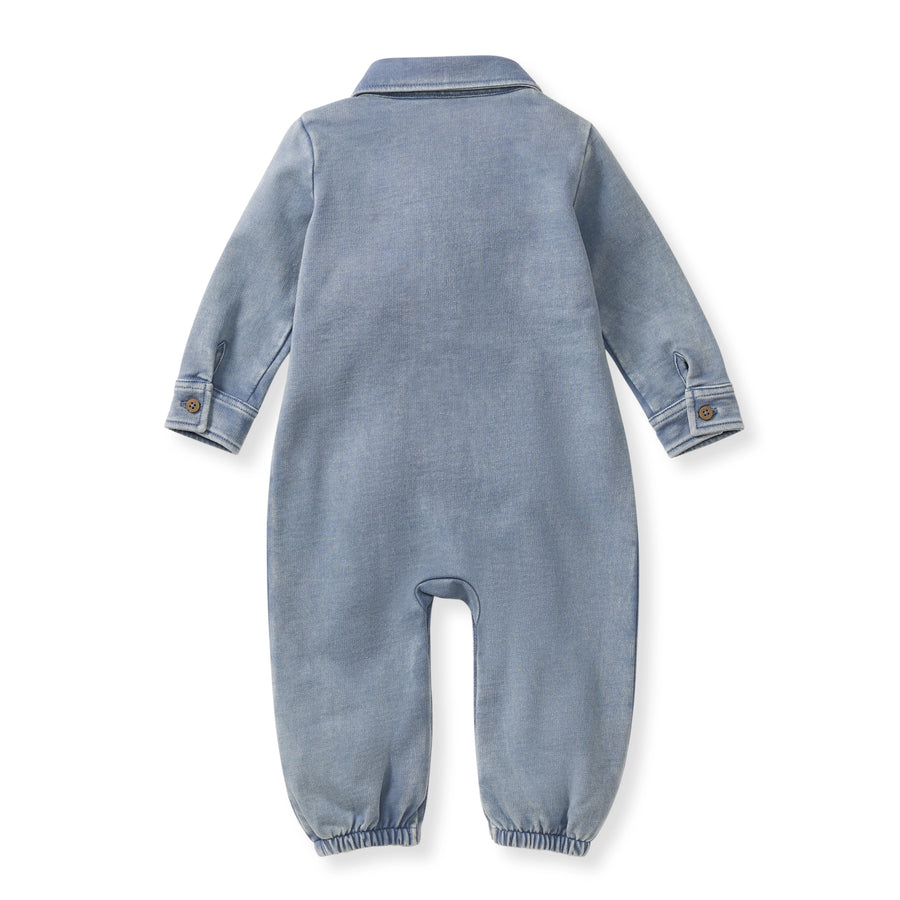 Organic Acid Wash Infant Jumpsuit
