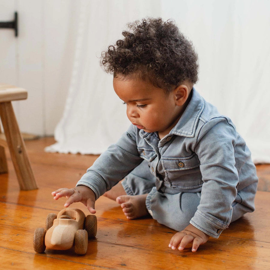Organic Acid Wash Infant Jumpsuit