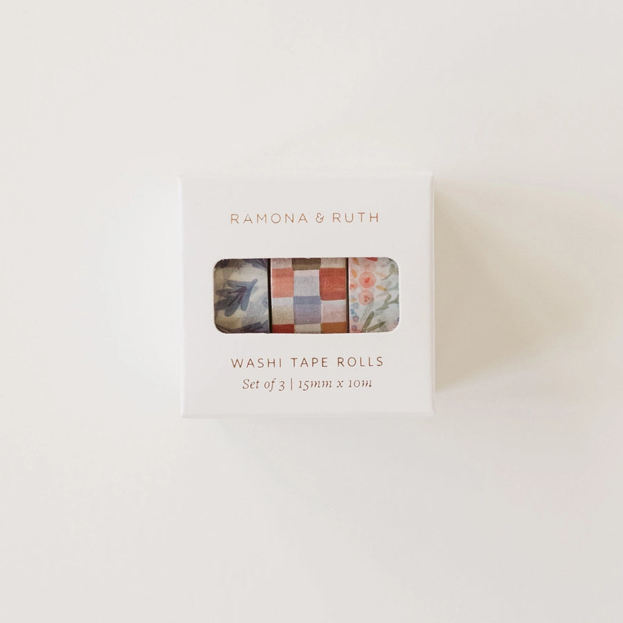 Garden Tapestry Washi Tape - Set of 3