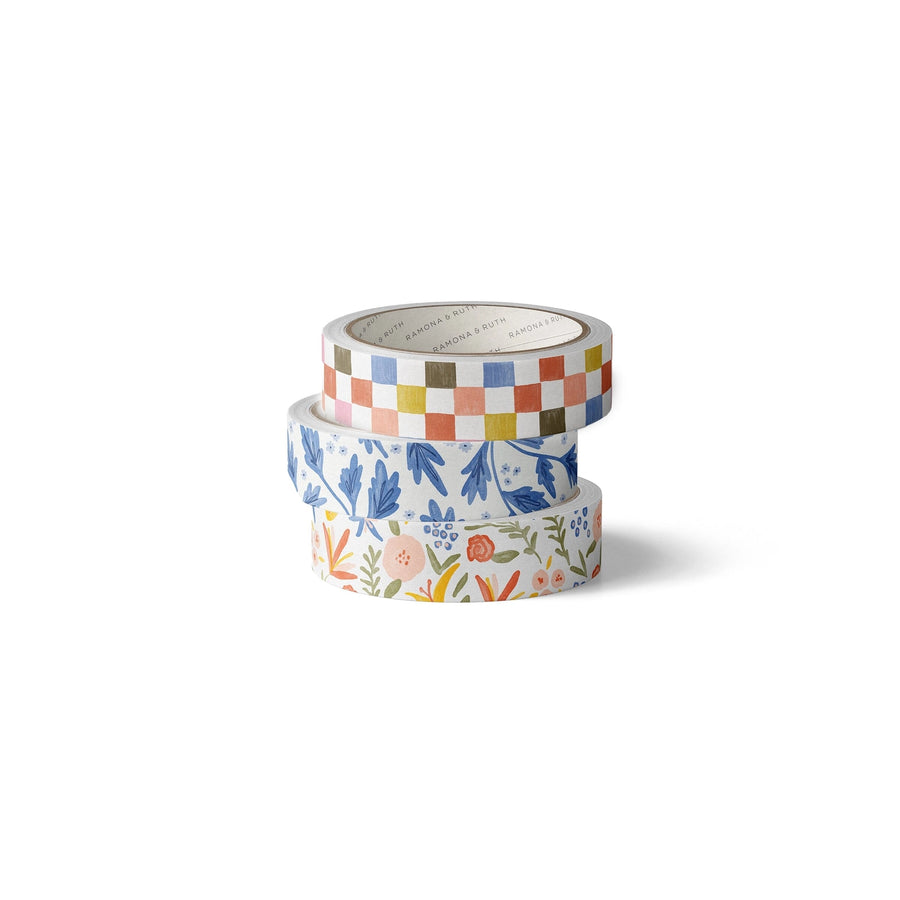 Garden Tapestry Washi Tape - Set of 3