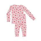 Watermelon Pink Gingham Two-Piece Set